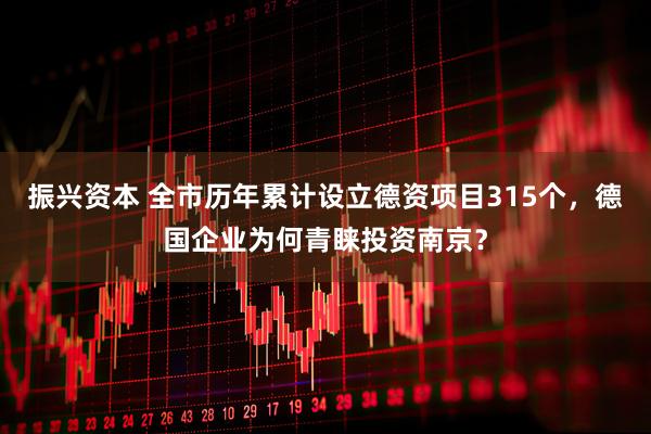 振兴资本 全市历年累计设立德资项目315个，德国企业为何青睐投资南京？