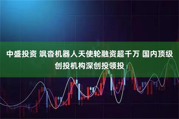 中盛投资 飒沓机器人天使轮融资超千万 国内顶级创投机构深创投领投