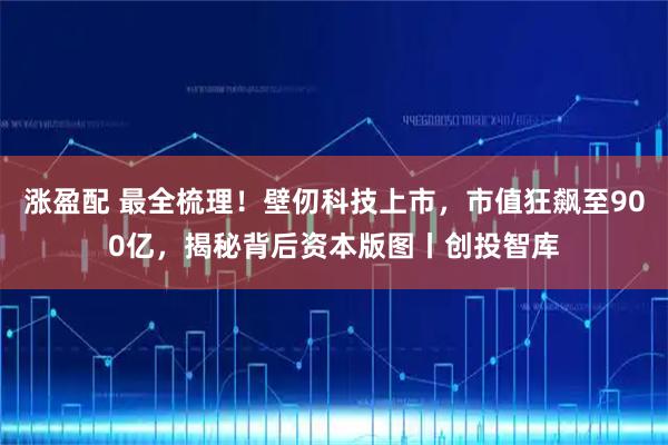 涨盈配 最全梳理！壁仞科技上市，市值狂飙至900亿，揭秘背后资本版图丨创投智库