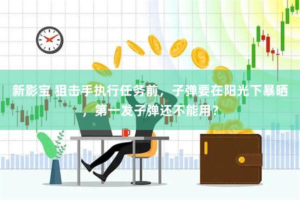 新影宝 狙击手执行任务前，子弹要在阳光下暴晒，第一发子弹还不能用？
