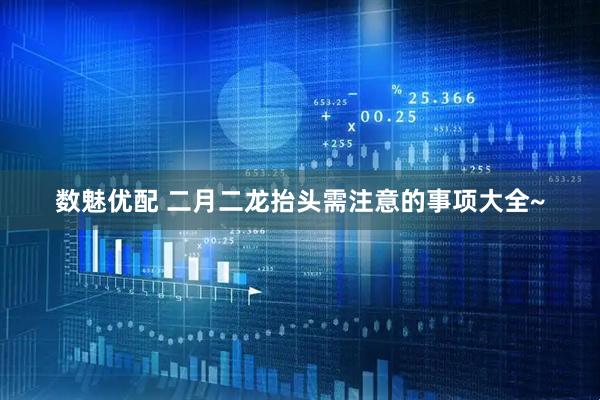数魅优配 二月二龙抬头需注意的事项大全~