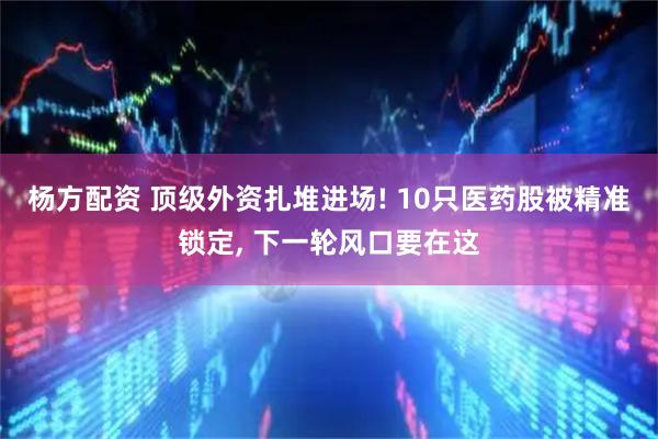 杨方配资 顶级外资扎堆进场! 10只医药股被精准锁定, 下一轮风口要在这
