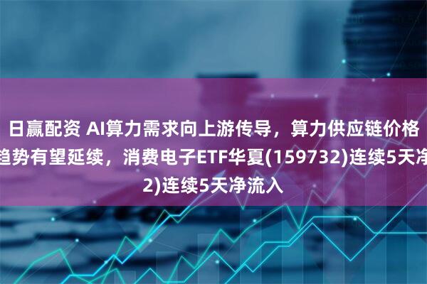 日赢配资 AI算力需求向上游传导，算力供应链价格通胀趋势有望延续，消费电子ETF华夏(159732)连续5天净流入